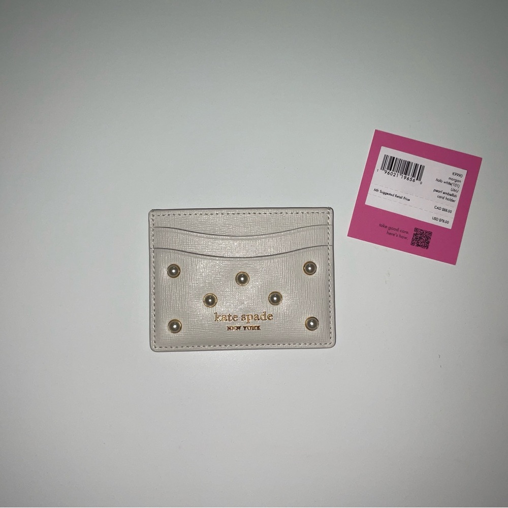 Kate Spade Purl Embellished Cardholder